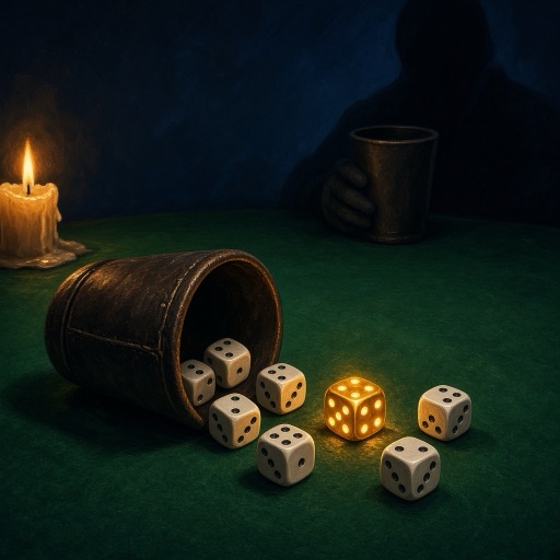 Liar's Dice board art