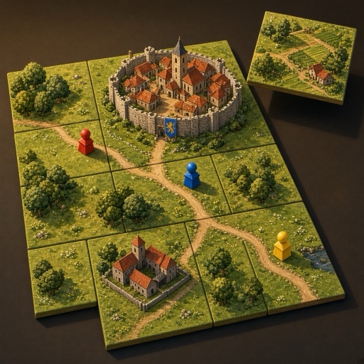 Tile Kingdoms board art